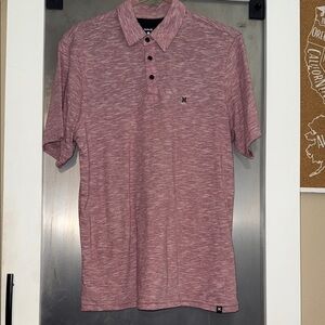Hurley Men's Maroon Polo Shirt